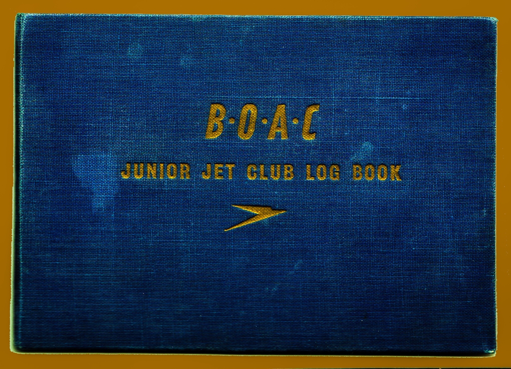 Robert Courtney's BOAC flight logbook, 1960.